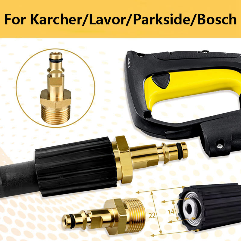 Vacuum Chamber Kit With Pump - Hochdruckreiniger-Adapter, M22, Schlauchanschluss, Schnellanschluss für Waschmaschine,