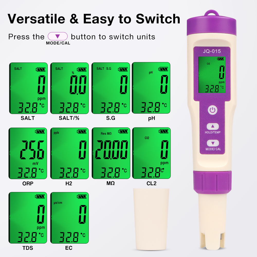 10-in-1 Wasserqualitätstester  – Ph Meter Digital Water Tester Bewertung und Preis
